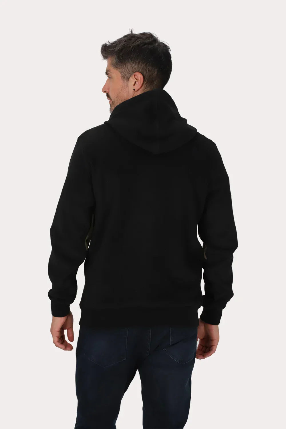 Poleron Full Zipper Polarix Negro Gangster - Gangster