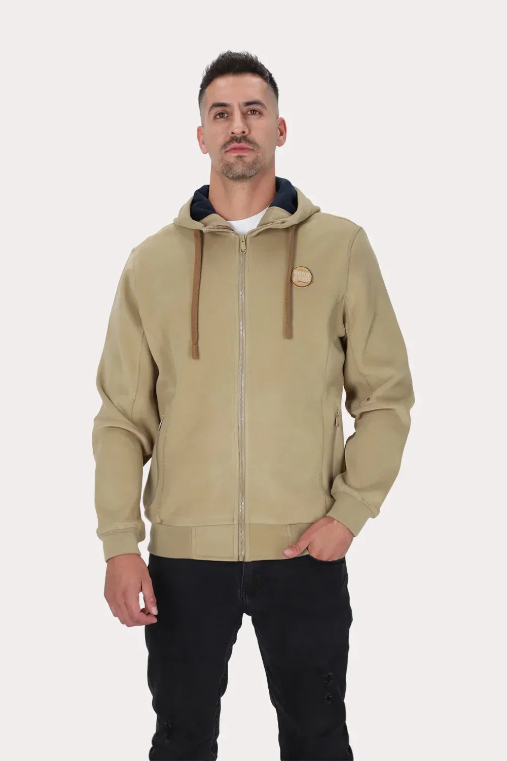 Poleron Full Zipper Outland Cafe Gangster