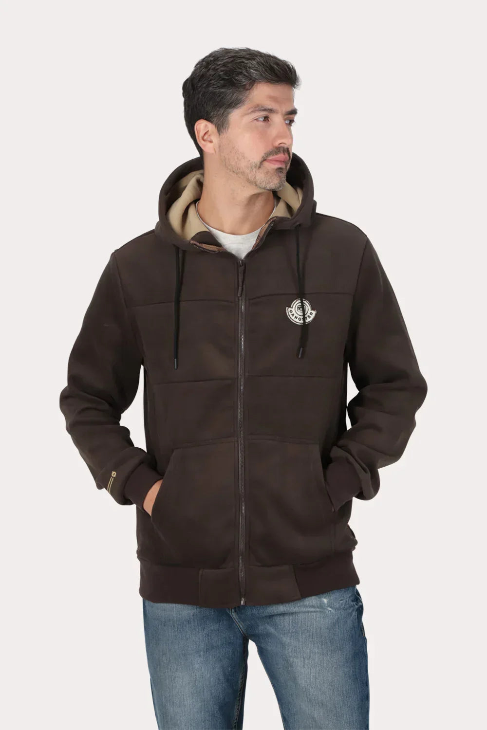 Poleron Full Zipper Nordvik Cafe Gangster-1