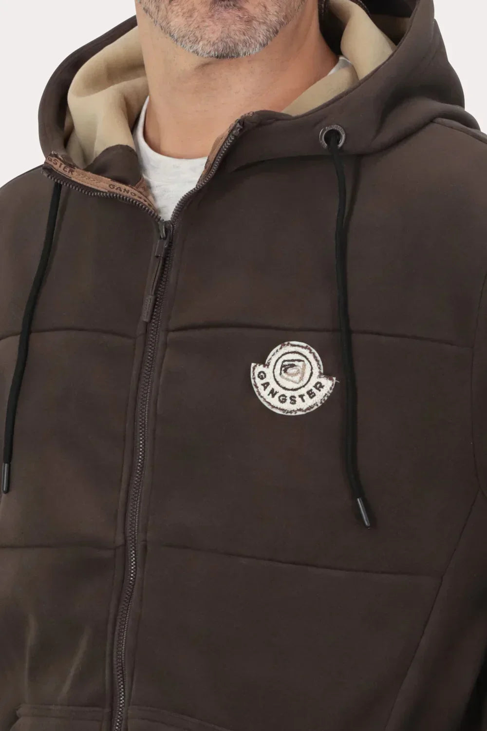 Poleron Full Zipper Nordvik Cafe Gangster-3