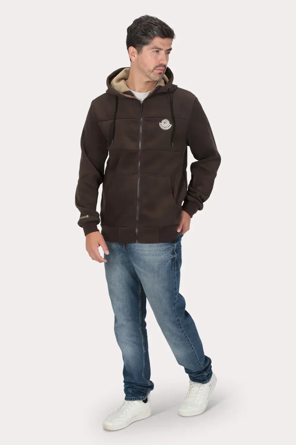 Poleron Full Zipper Nordvik Cafe Gangster-4