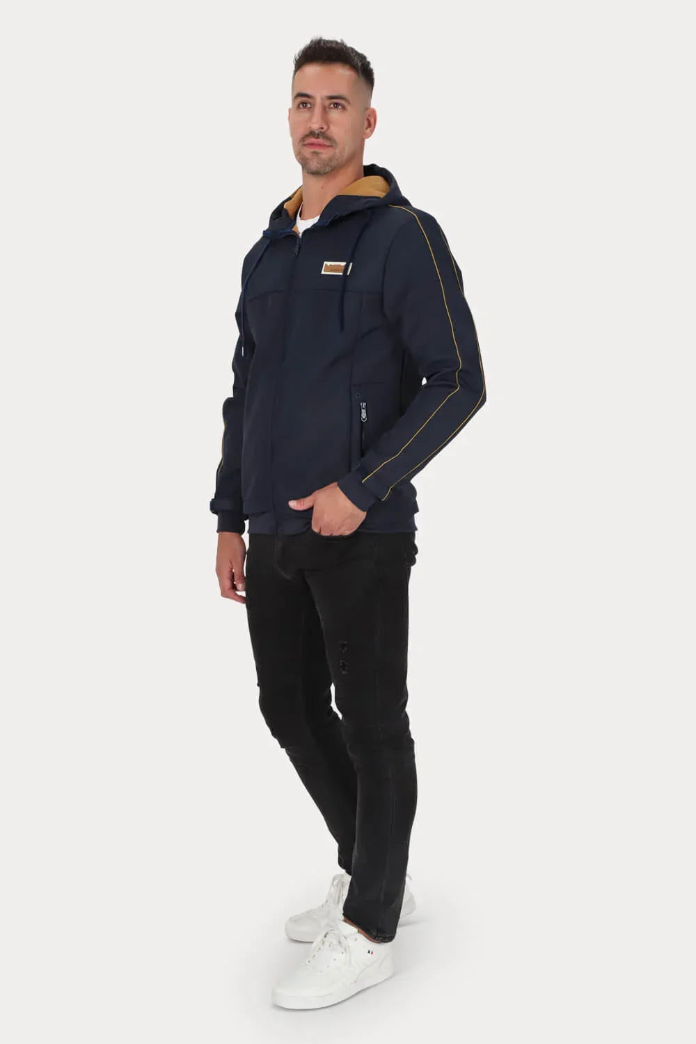 Chaqueta Full Zipper Crag Azul Marino Gangster-4