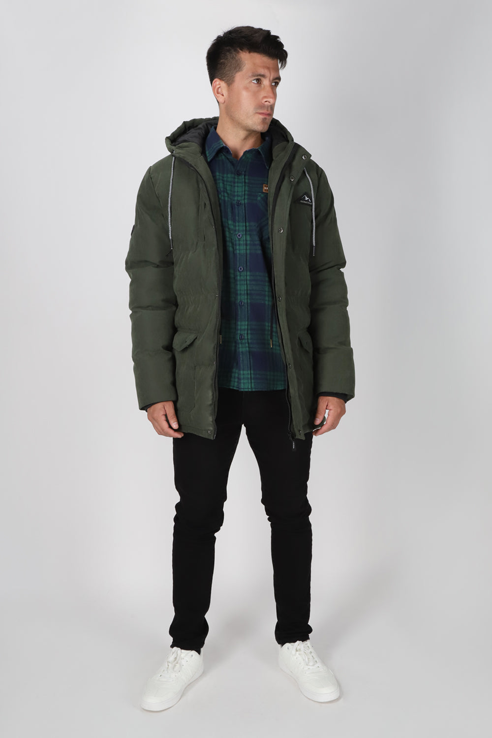 Chaqueta Canvas Boston Verde Gangster-4