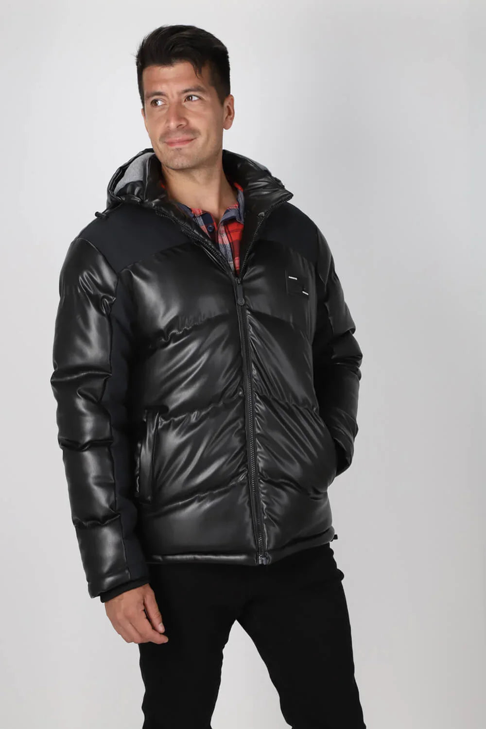 Chaqueta Pu Puffa Negro Gangster - Gangster
