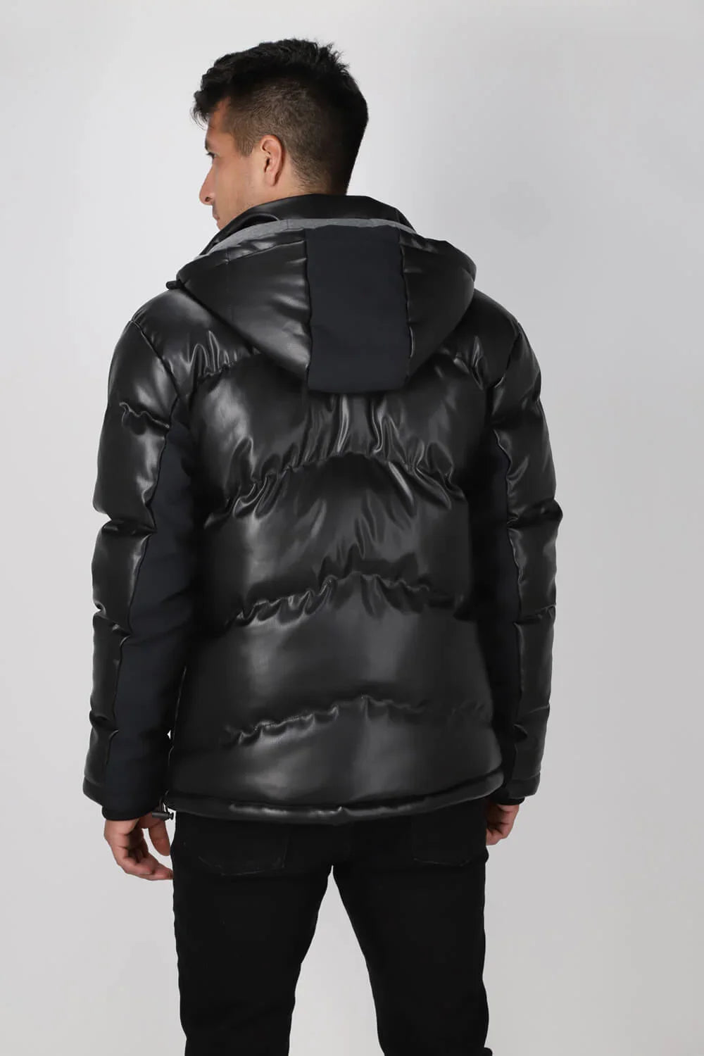 Chaqueta Pu Puffa Negro Gangster - Gangster