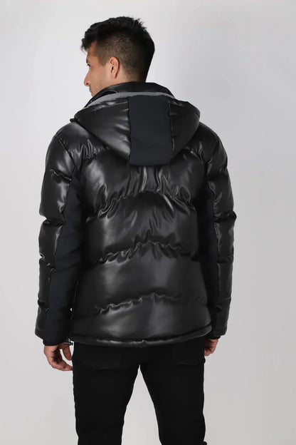 Chaqueta Pu Puffa Negro Gangster - Gangster