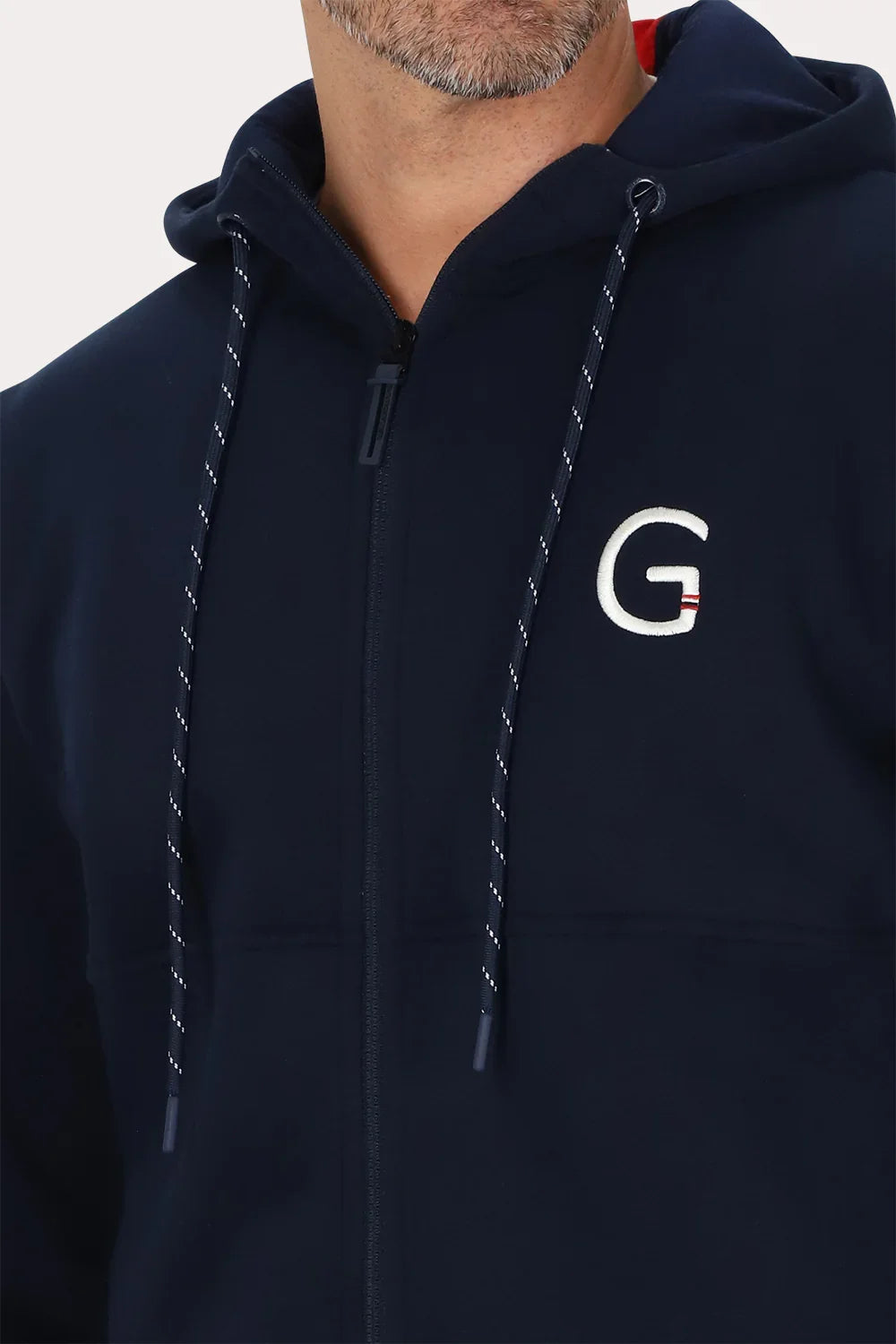 Poleron Full Zipper Fleece Outpost Azul Gangster - Gangster