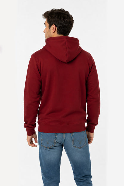 Poleron Fullzipper Path Rojo