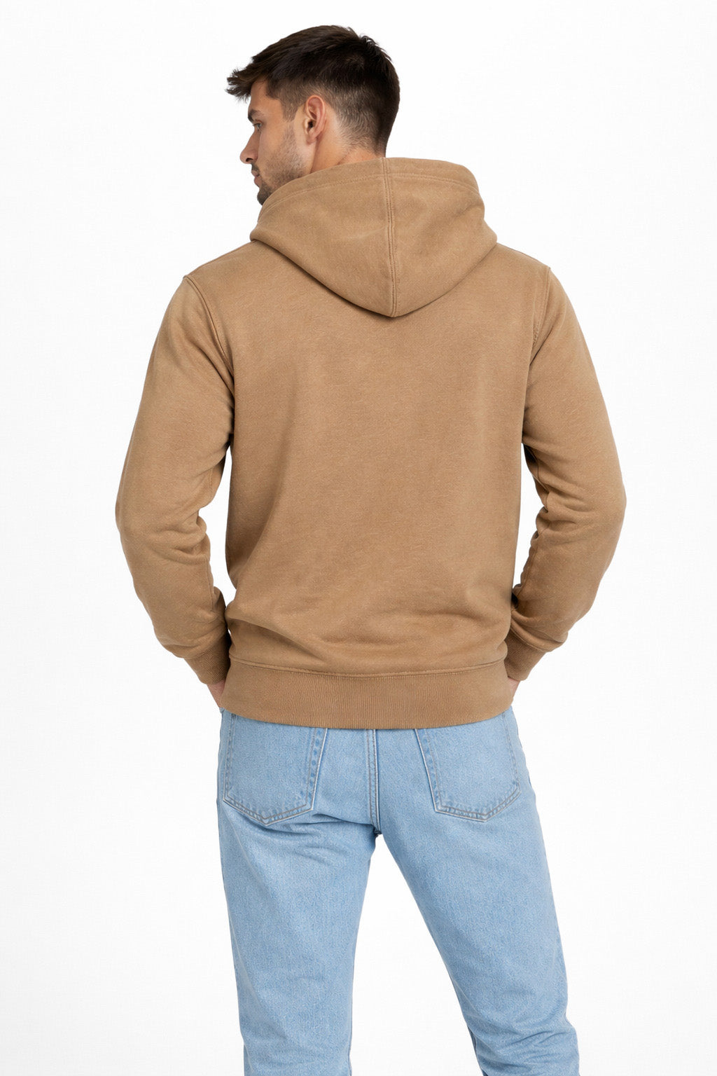 Poleron Fullzipper Path Cafe