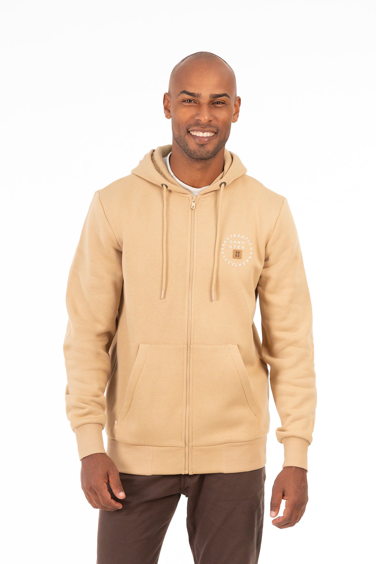 Poleron Fullzipper Keep Beige - S