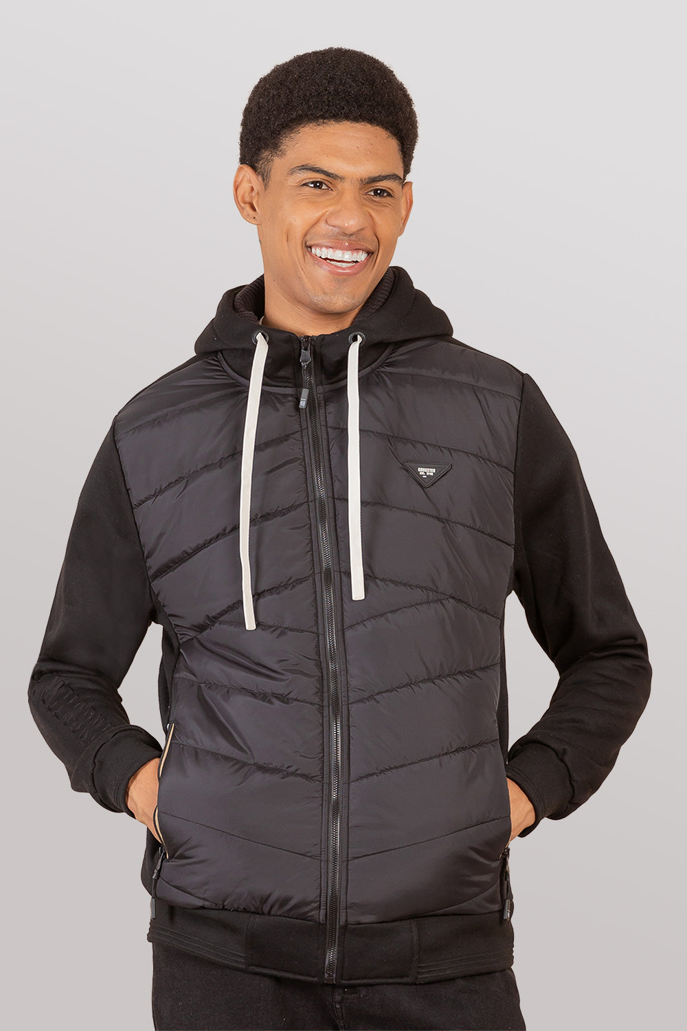 Poleron Fullziper Halo Negro Gangster-thumbmail-4