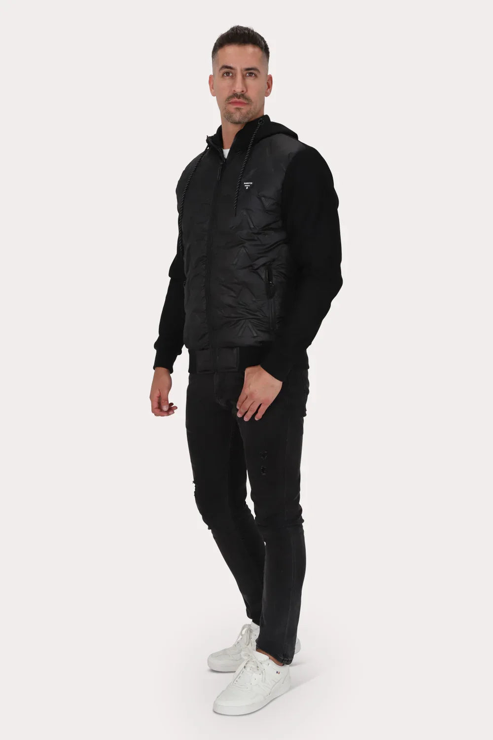 Chaqueta Hibridas Loom Negro Gangster-thumbmail-4
