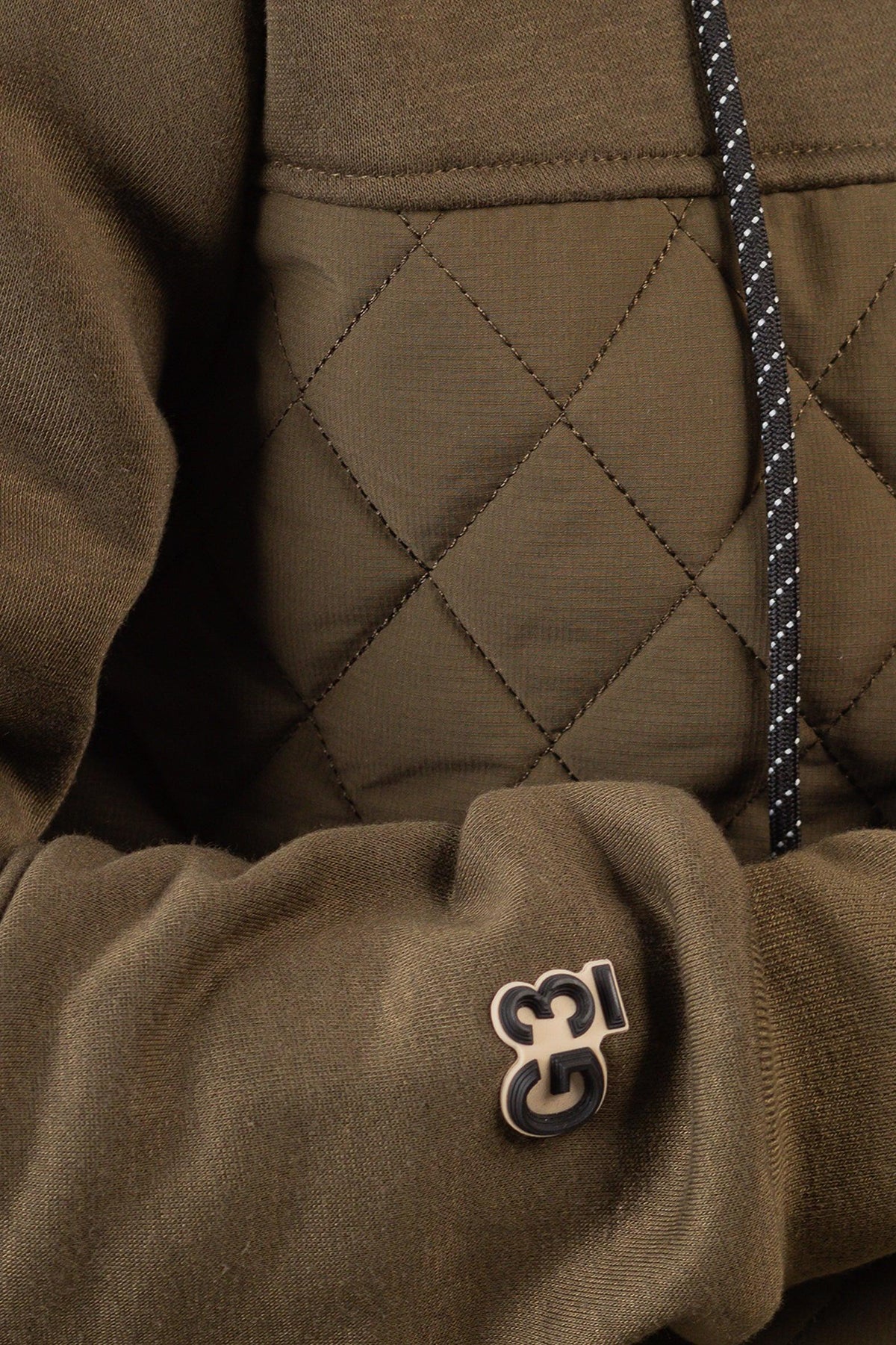 Chaqueta Hibridas Patchwork Verde Oliva Oscuro Gangster-6