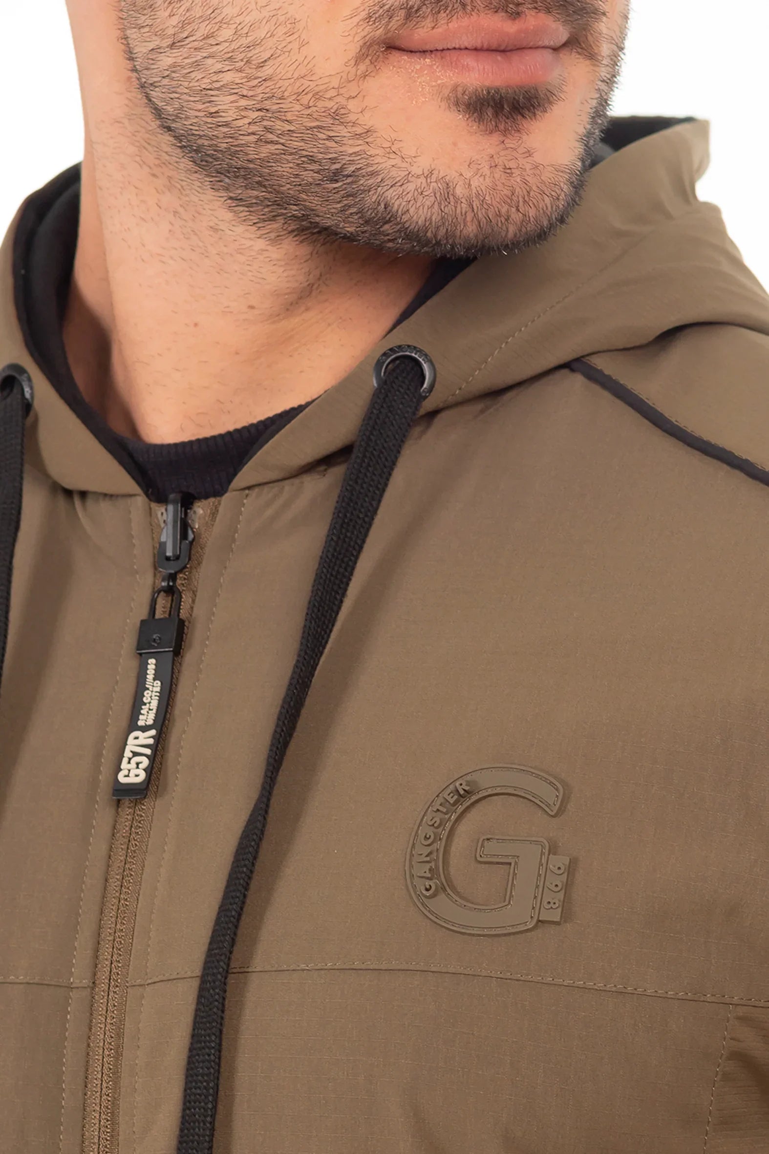 Cortaviento Reversible Flip Grafito Gangster - Gangster