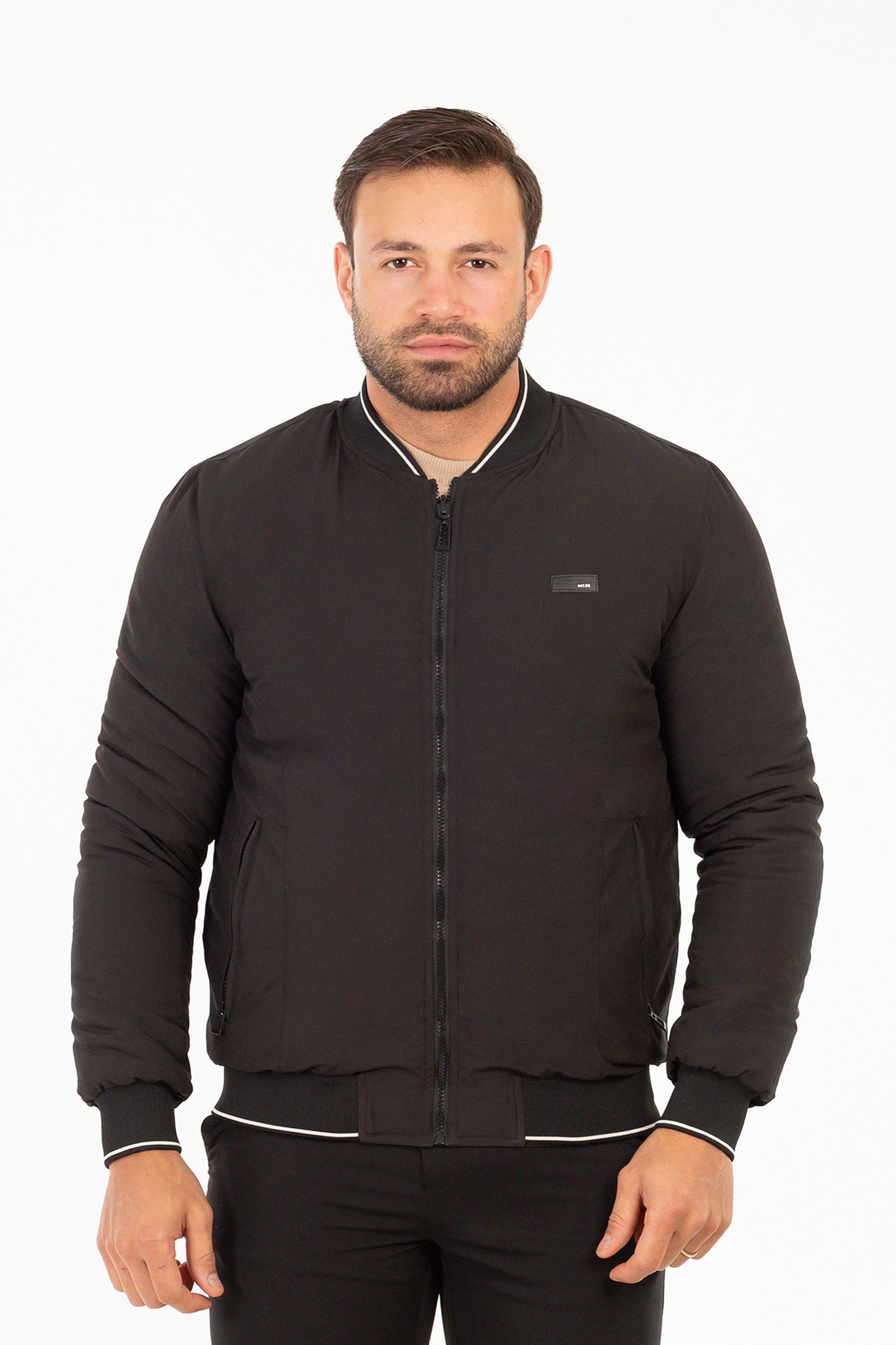Chaqueta Bomber 2way Negro-7
