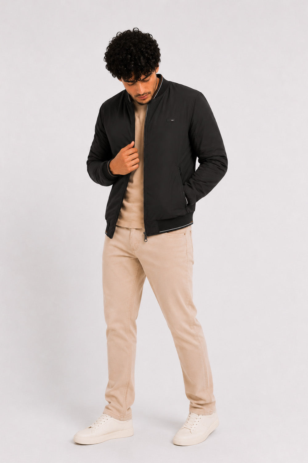Chaqueta Bomber 2way Negro-3