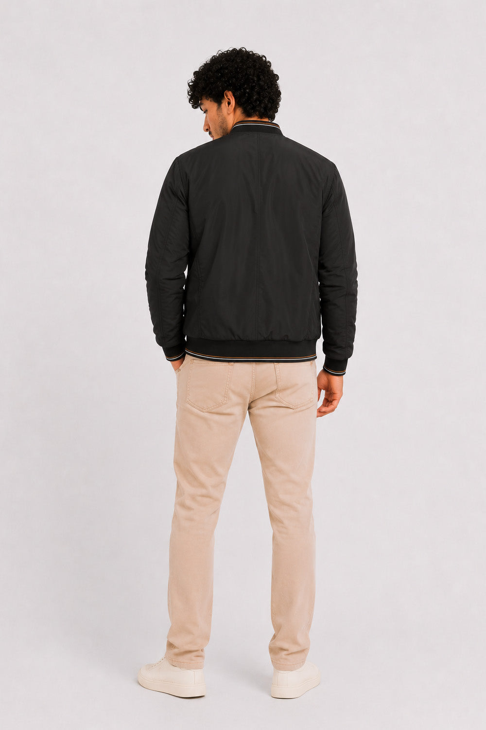 Chaqueta Bomber 2way Negro