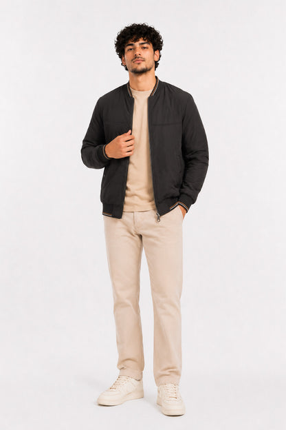 Chaqueta Bomber Neutral Negro