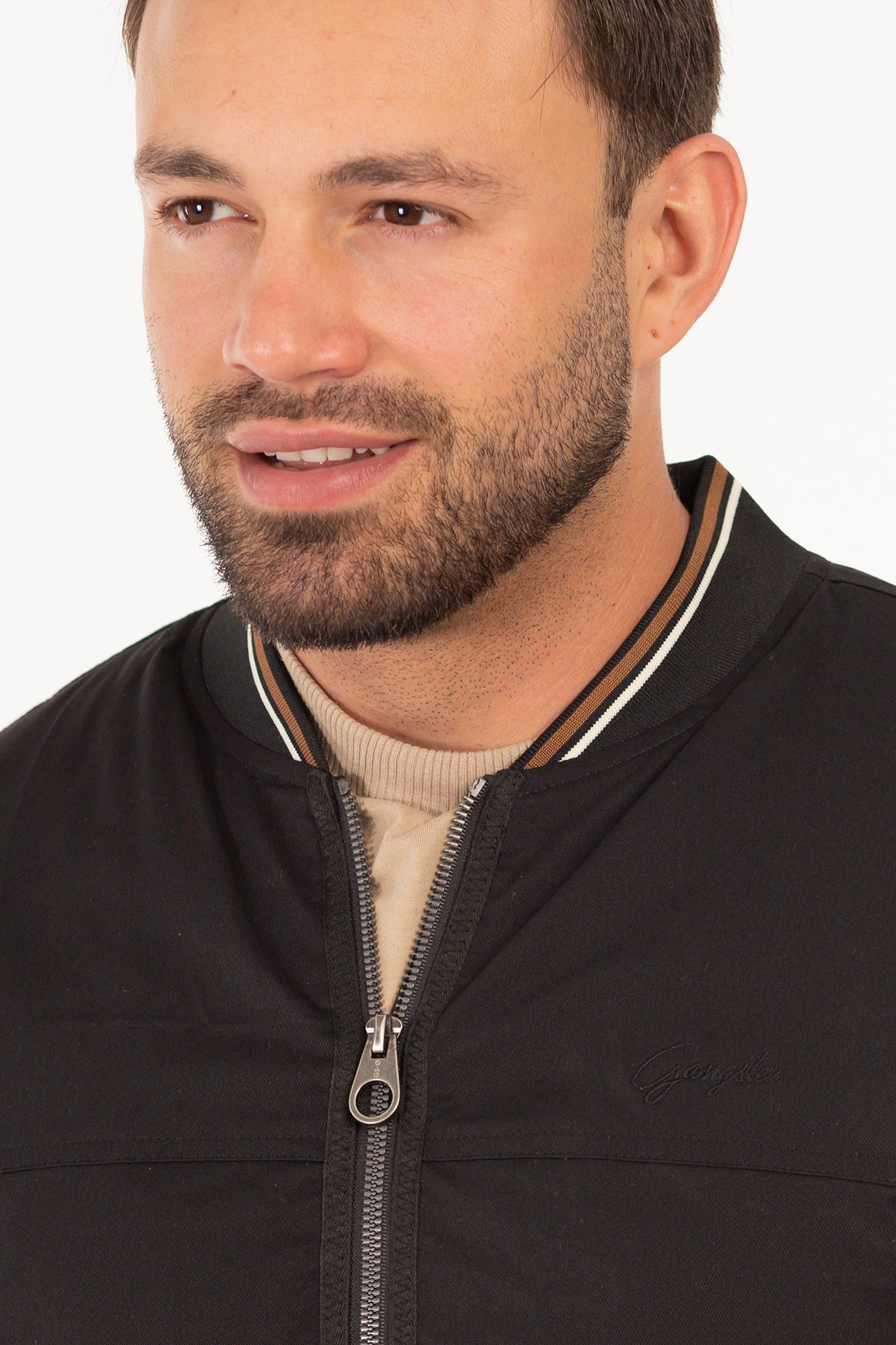 Chaqueta Bomber Neutral Negro-4