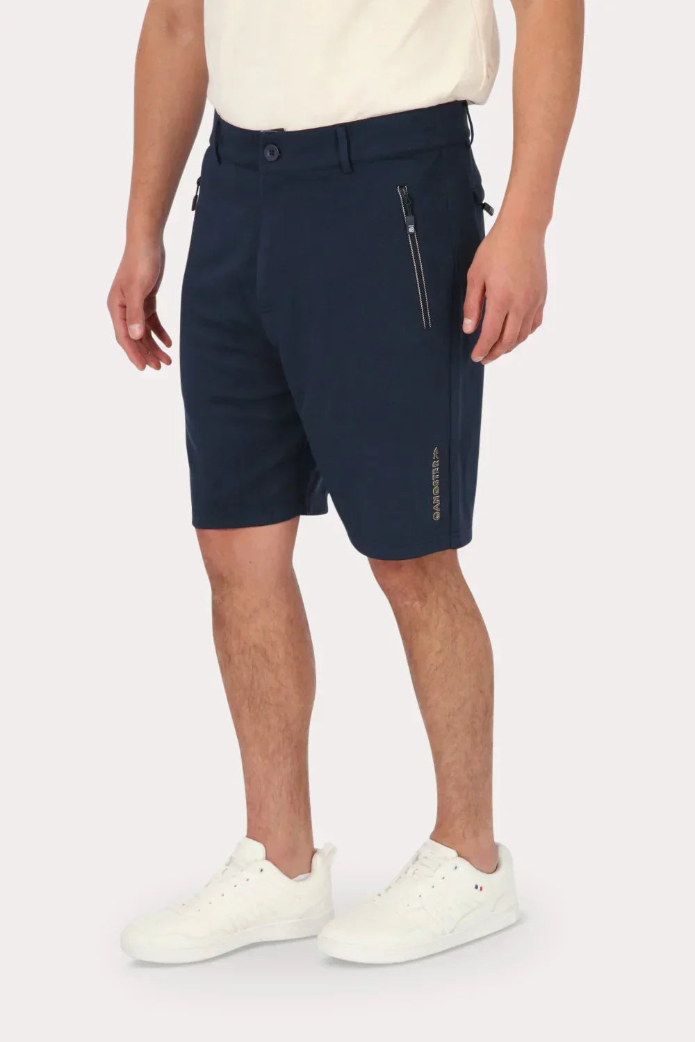 Short Bermuda Jogger Liso Comfort Azul Gangster - Gangster