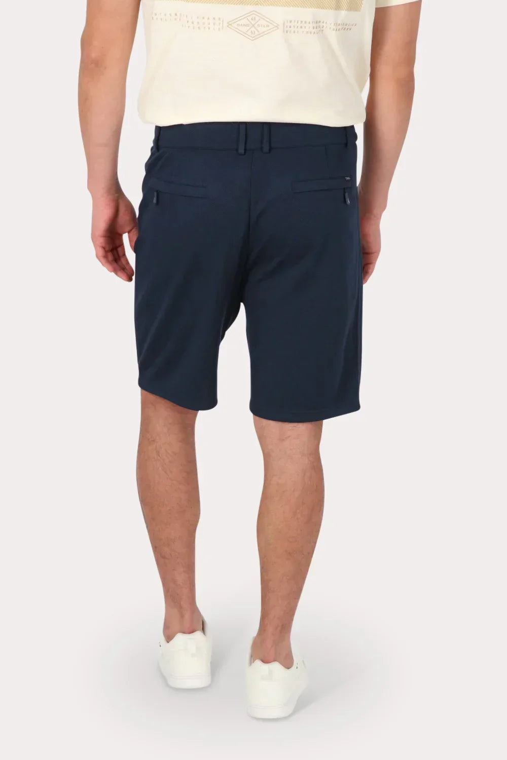 Short Bermuda Jogger Liso Comfort Azul Gangster - Gangster