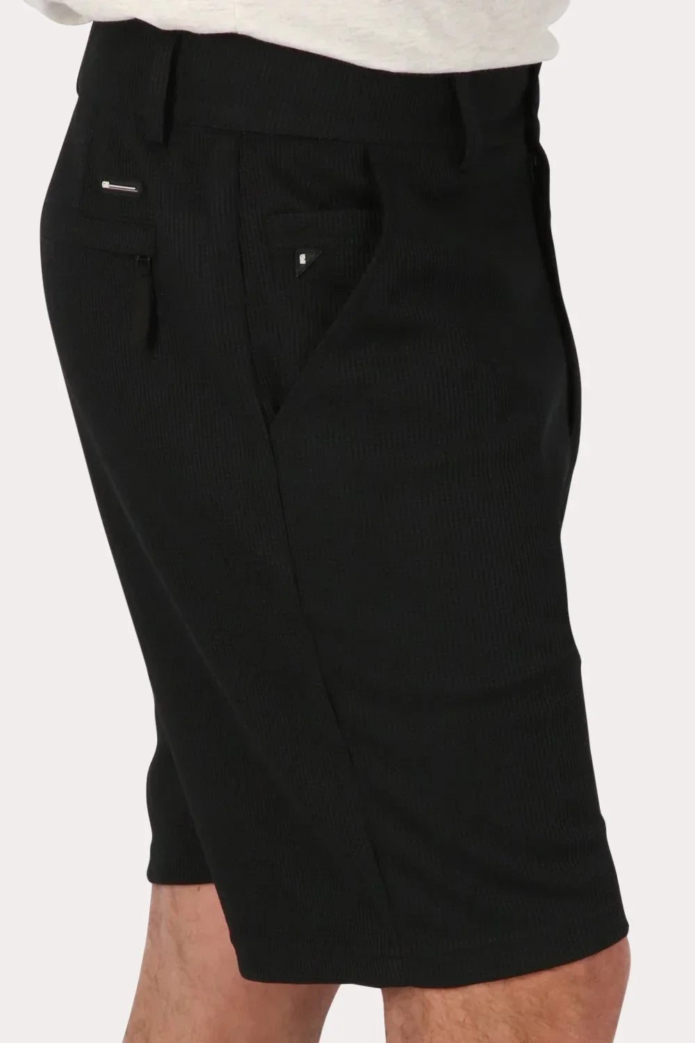 Short Bermuda Jogger Liso Loose Negro Gangster - Gangster