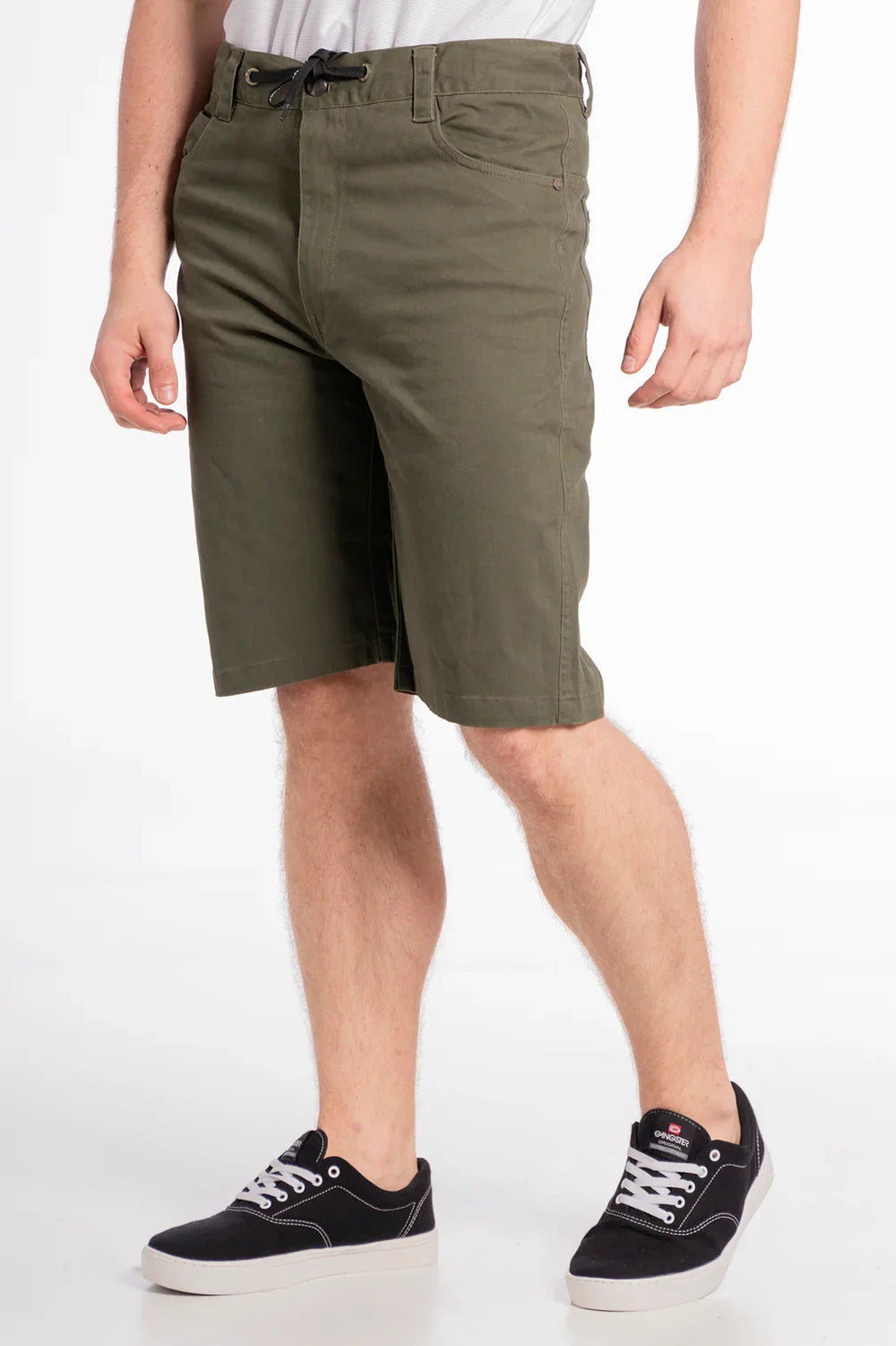 Short Canvas Bermudas Knee Verde Gangster - Gangster