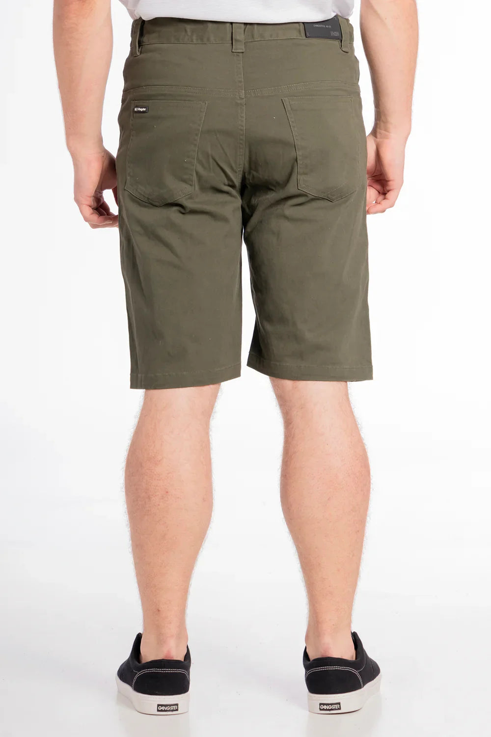 Short Canvas Bermudas Knee Verde Gangster - Gangster