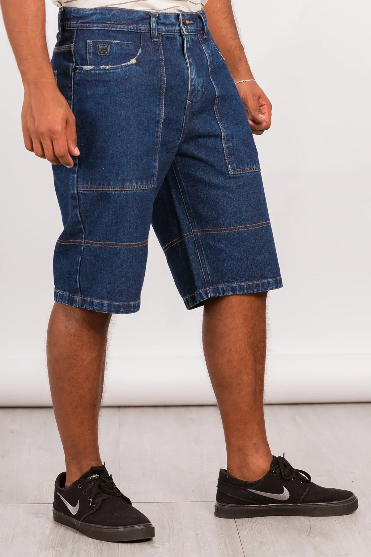 Short Bermuda Denim Comfy Azul Overcore - Gangster