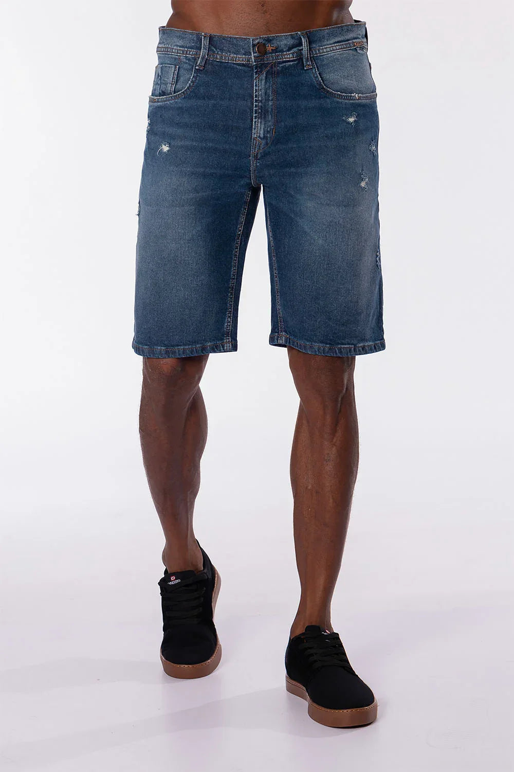 Short Denim Vintage Azul Gangster - Gangster