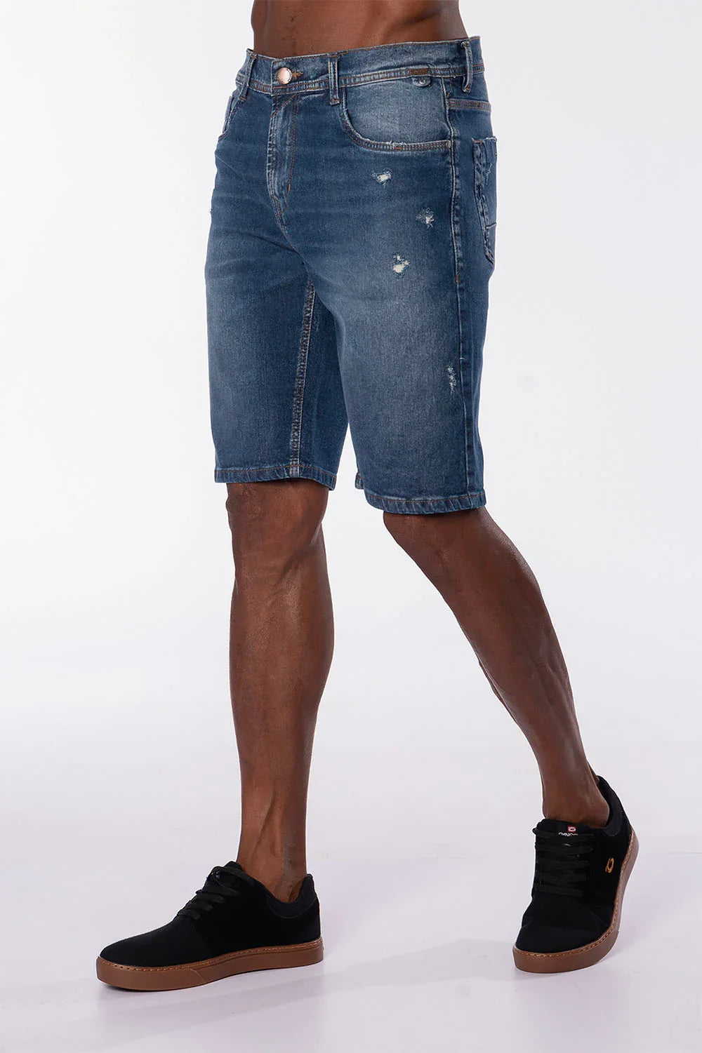 Short Denim Vintage Azul Gangster - Gangster