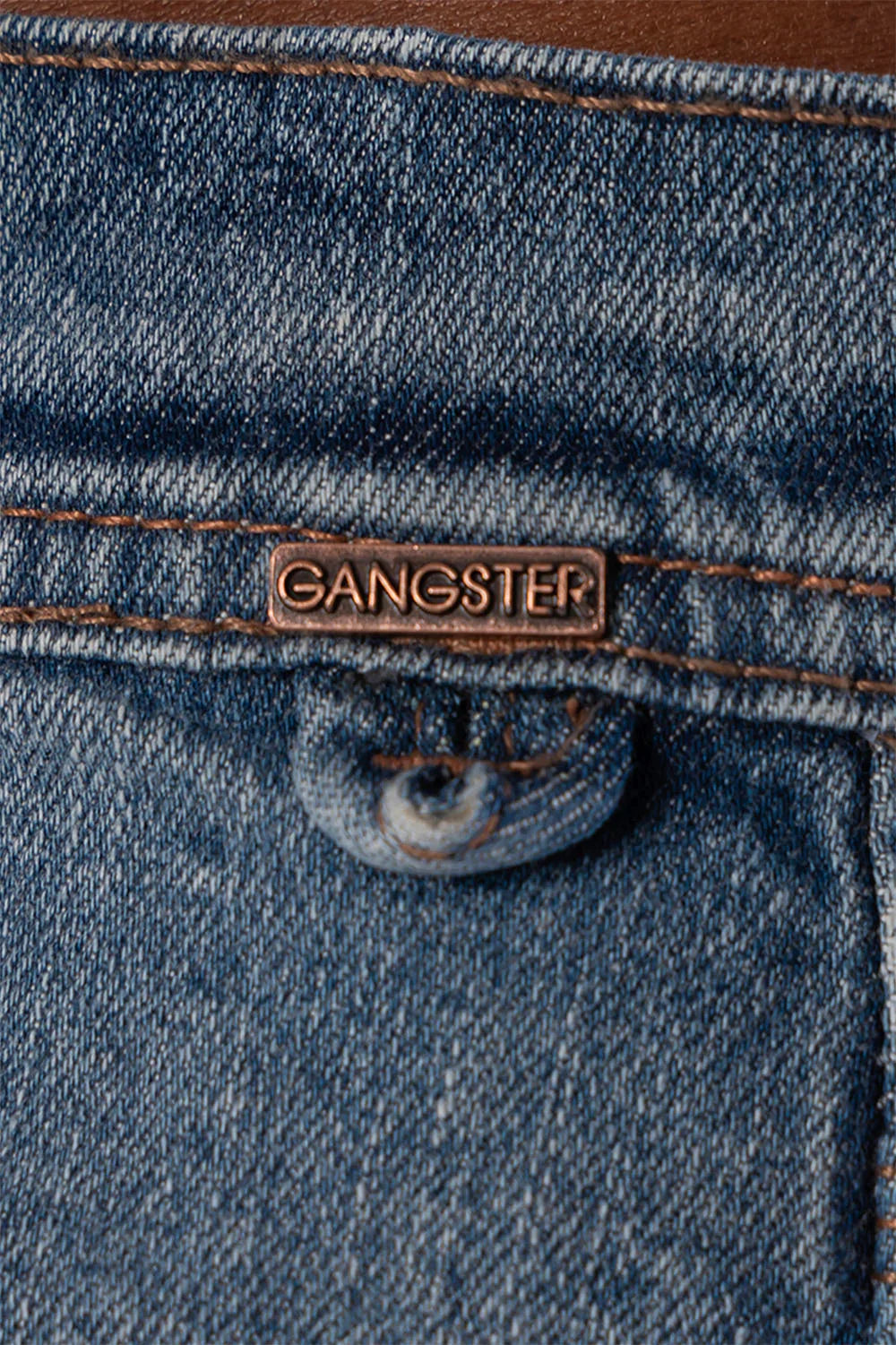 Short Denim Vintage Azul Gangster - Gangster