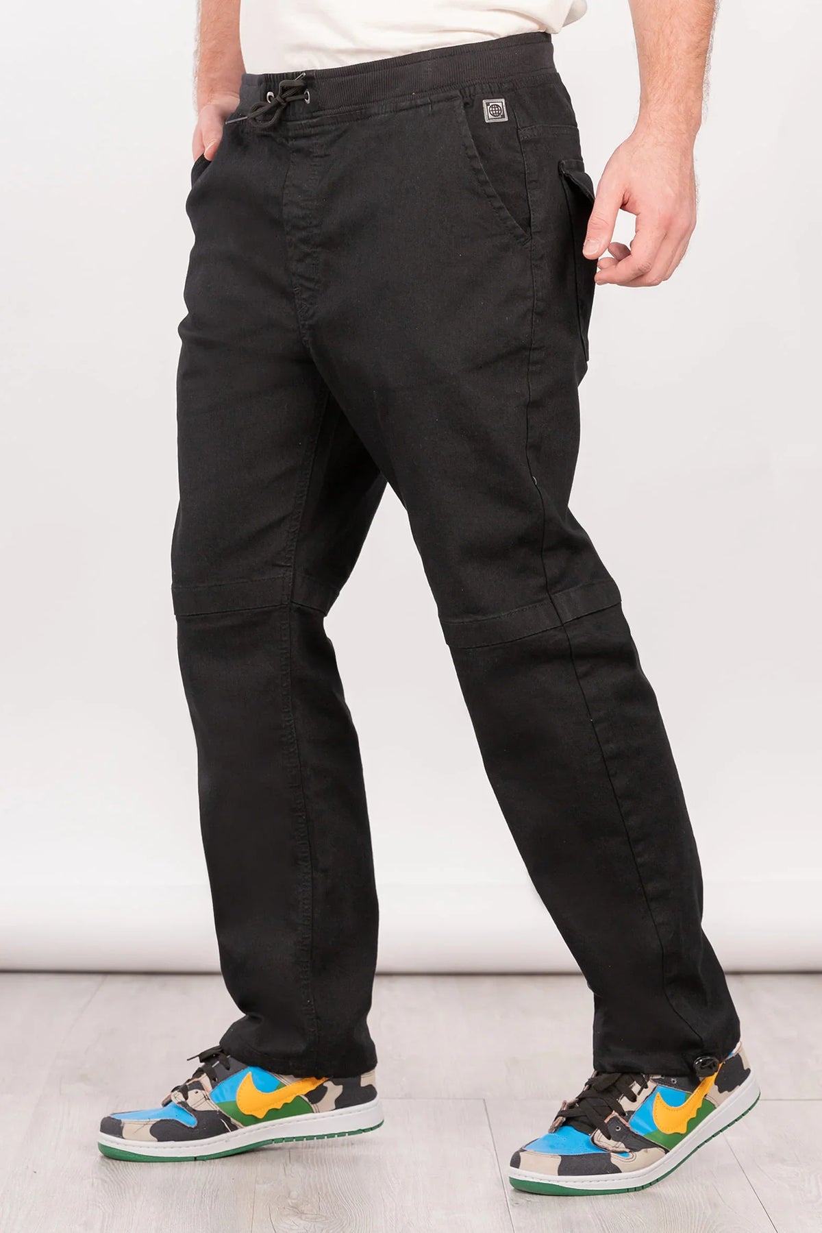 Pantalon Denim Groovy Negro Overcore - Gangster