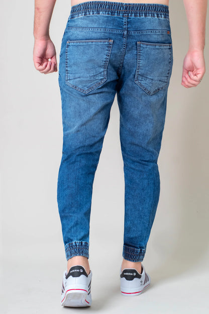 Pantalon Jogger Denim 0 Azul Gangster - Gangster