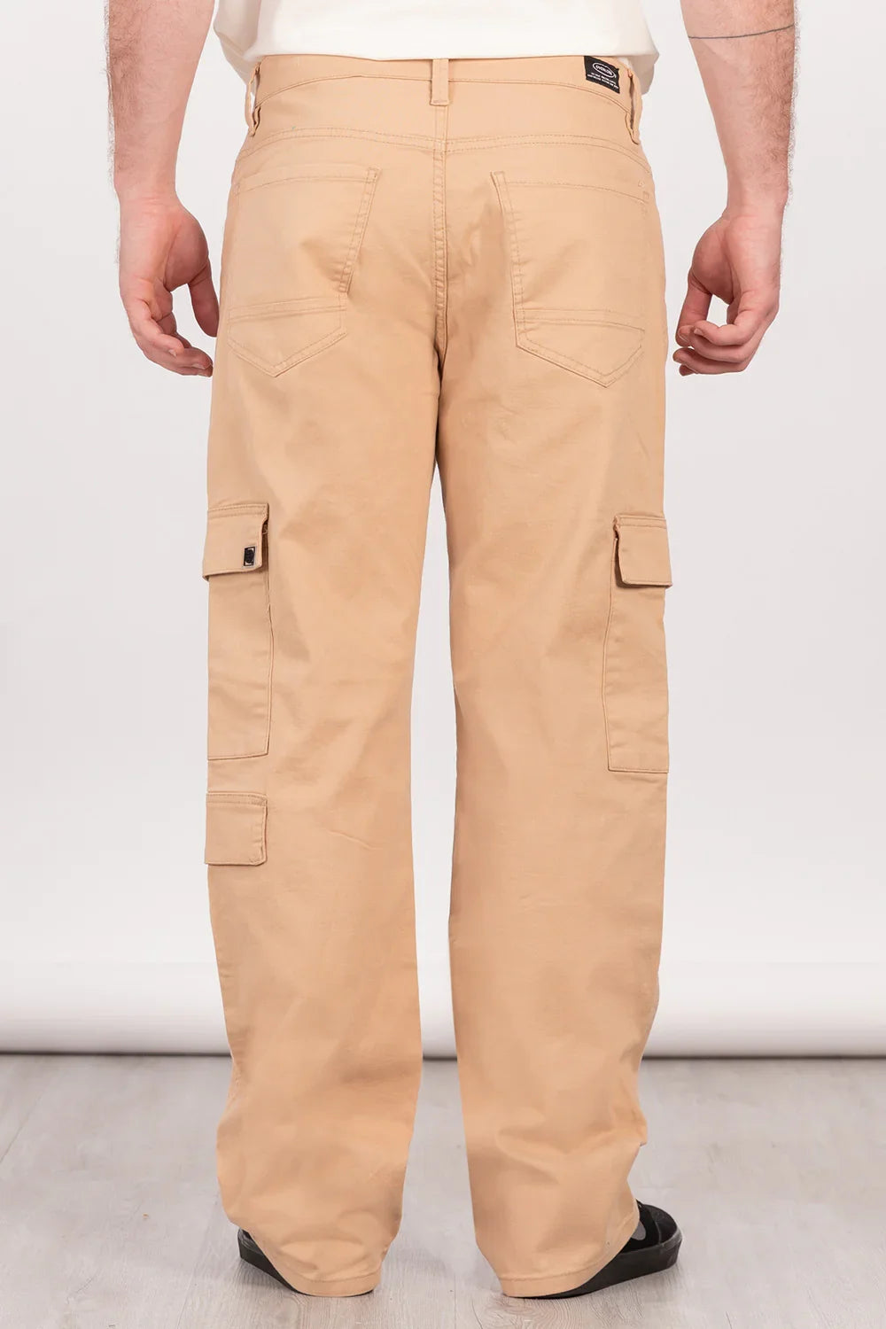 Pantalon Canvas Cargo Steel Beige Overcore - Gangster