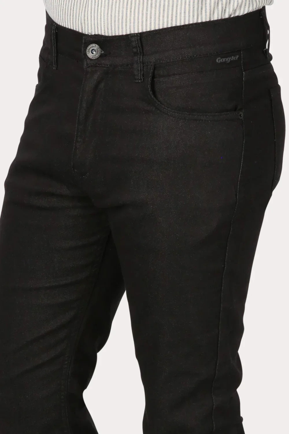 Pantalon Canvas Liso 0 Negro Gangster - Gangster