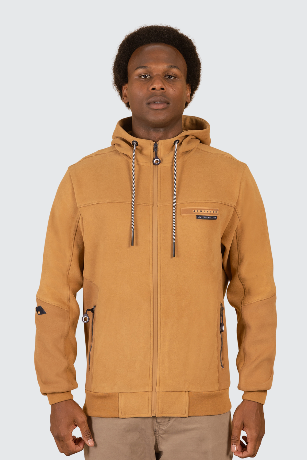 Poleron Full Zipper Tender Cafe Gangster-thumbmail-1