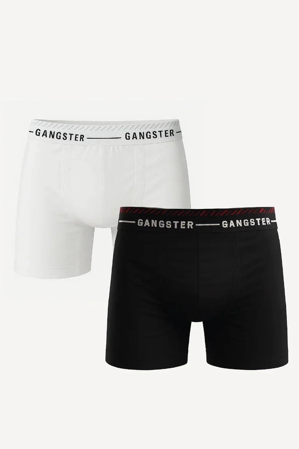 Calzoncillo Calzoncillo Poliamida Twin Negro/Blanco - Gangster