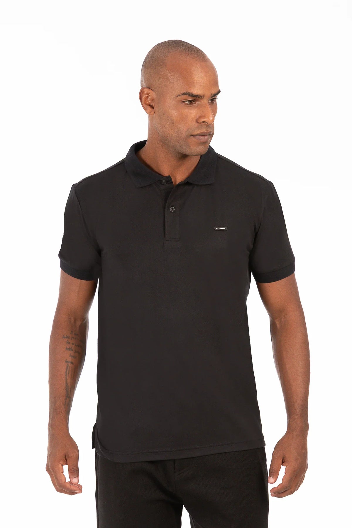 Polera Polo Halsey Negro - Gangster