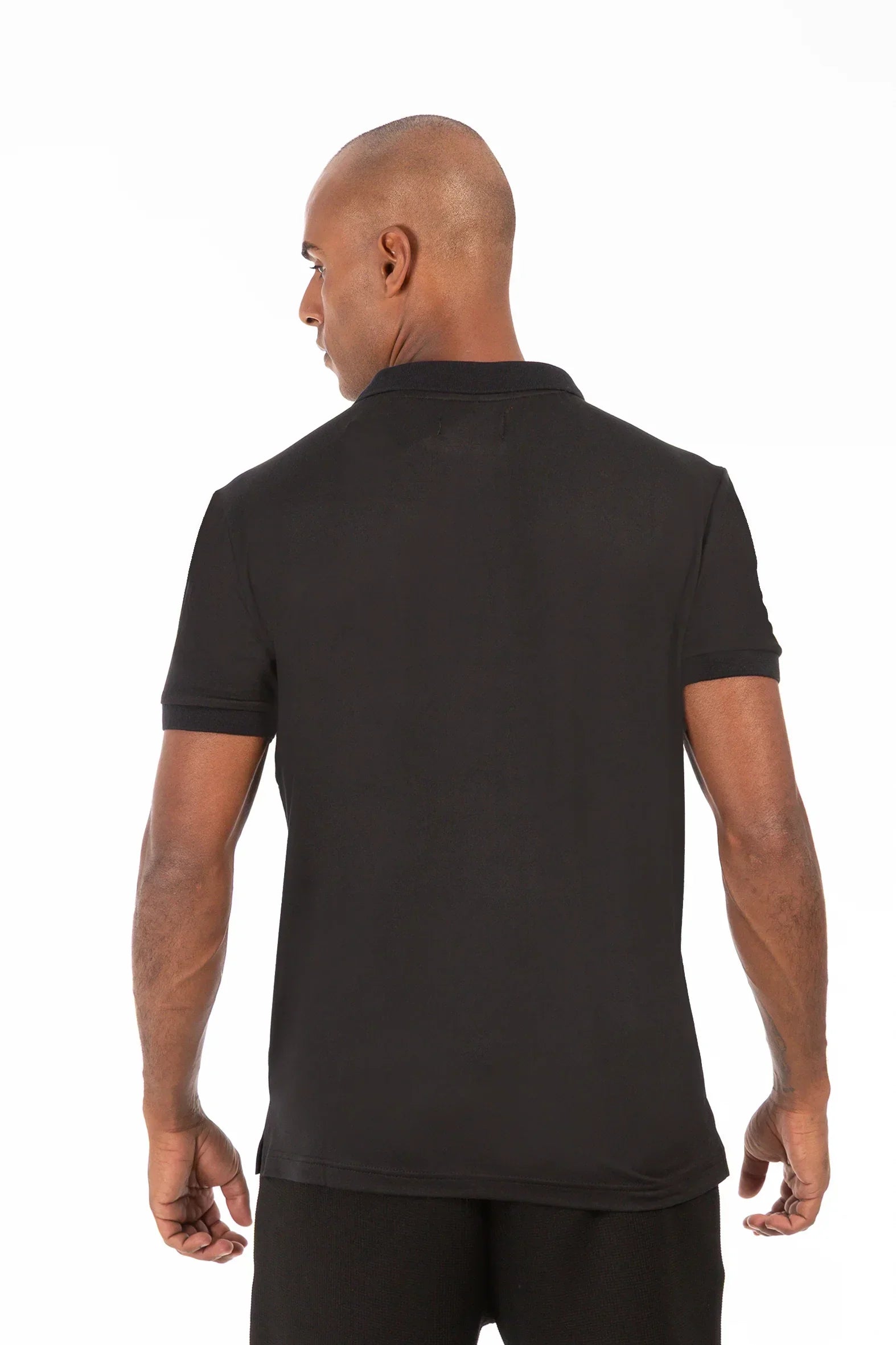 Polera Polo Halsey Negro - Gangster