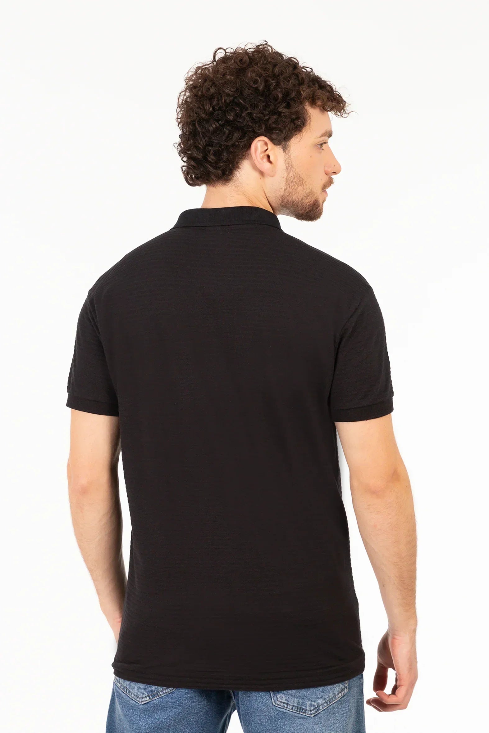 Polera Polo Pershing Negro - Gangster