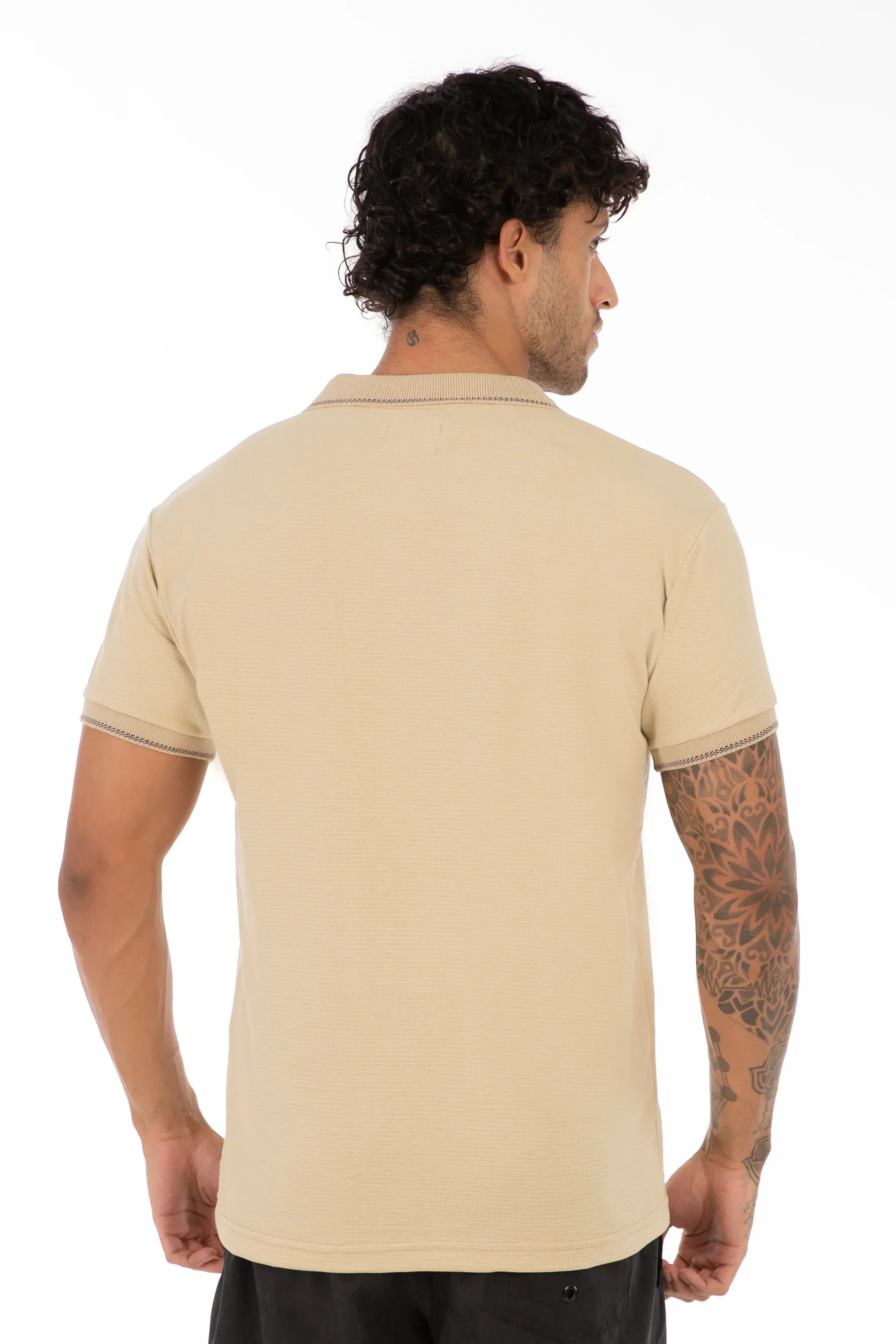 Polera Polo Expo Beige - Gangster