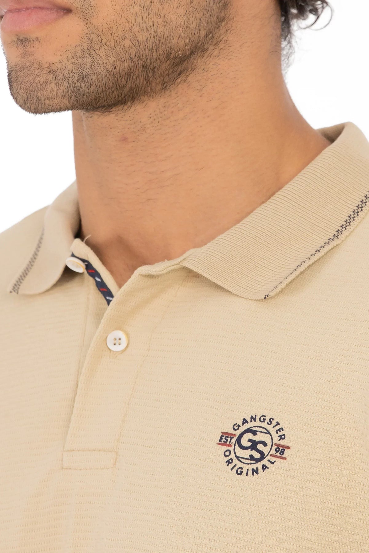 Polera Polo Expo Beige - Gangster