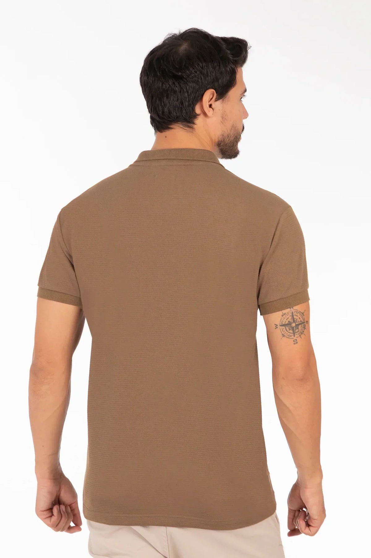 Polera Polo Gallery Marron - Gangster