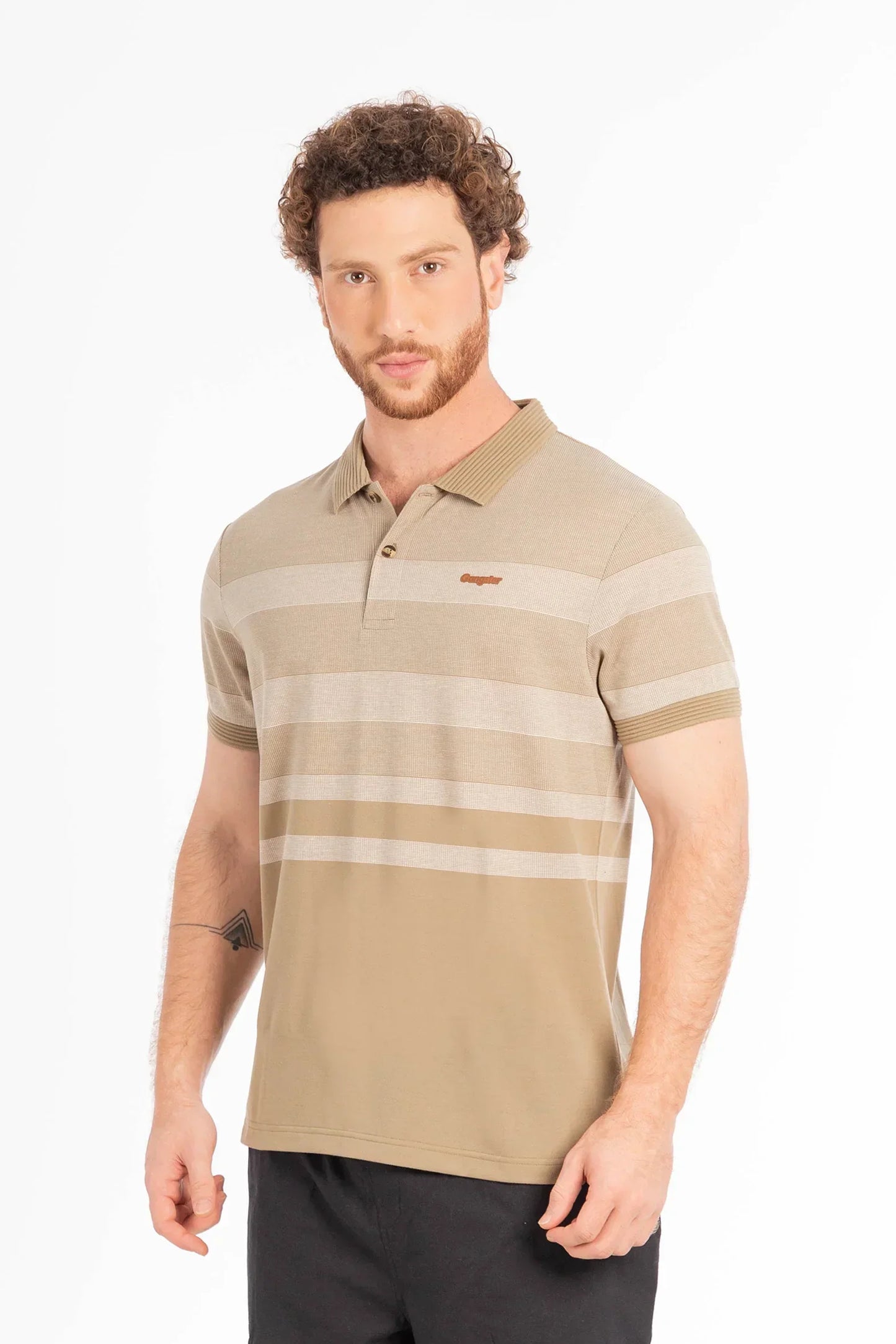 Polera Mc Polo Yard Dye Boss Cafe Gangster - Gangster