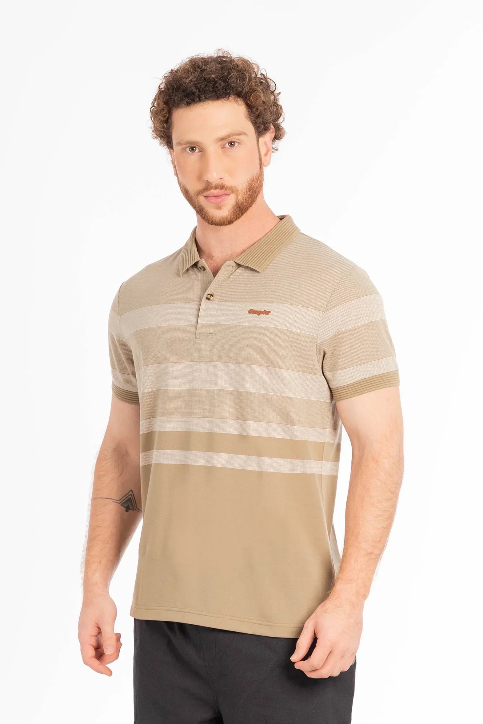 Polera Mc Polo Yard Dye Boss Cafe Gangster - Gangster
