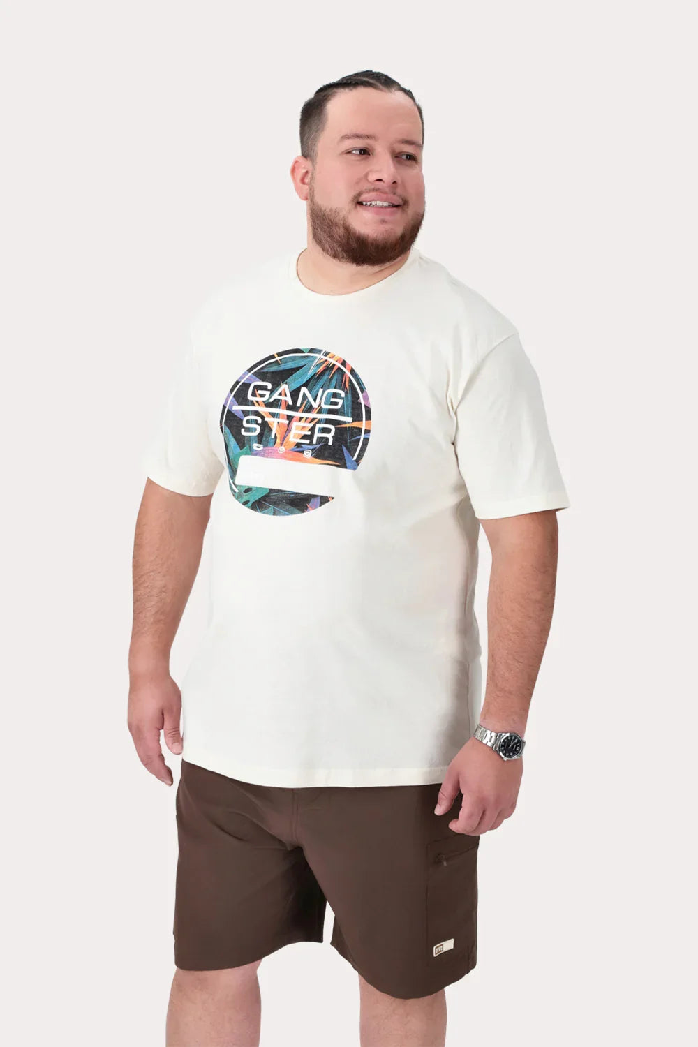 Plus Polera MC Basica Vine Blanco - XL