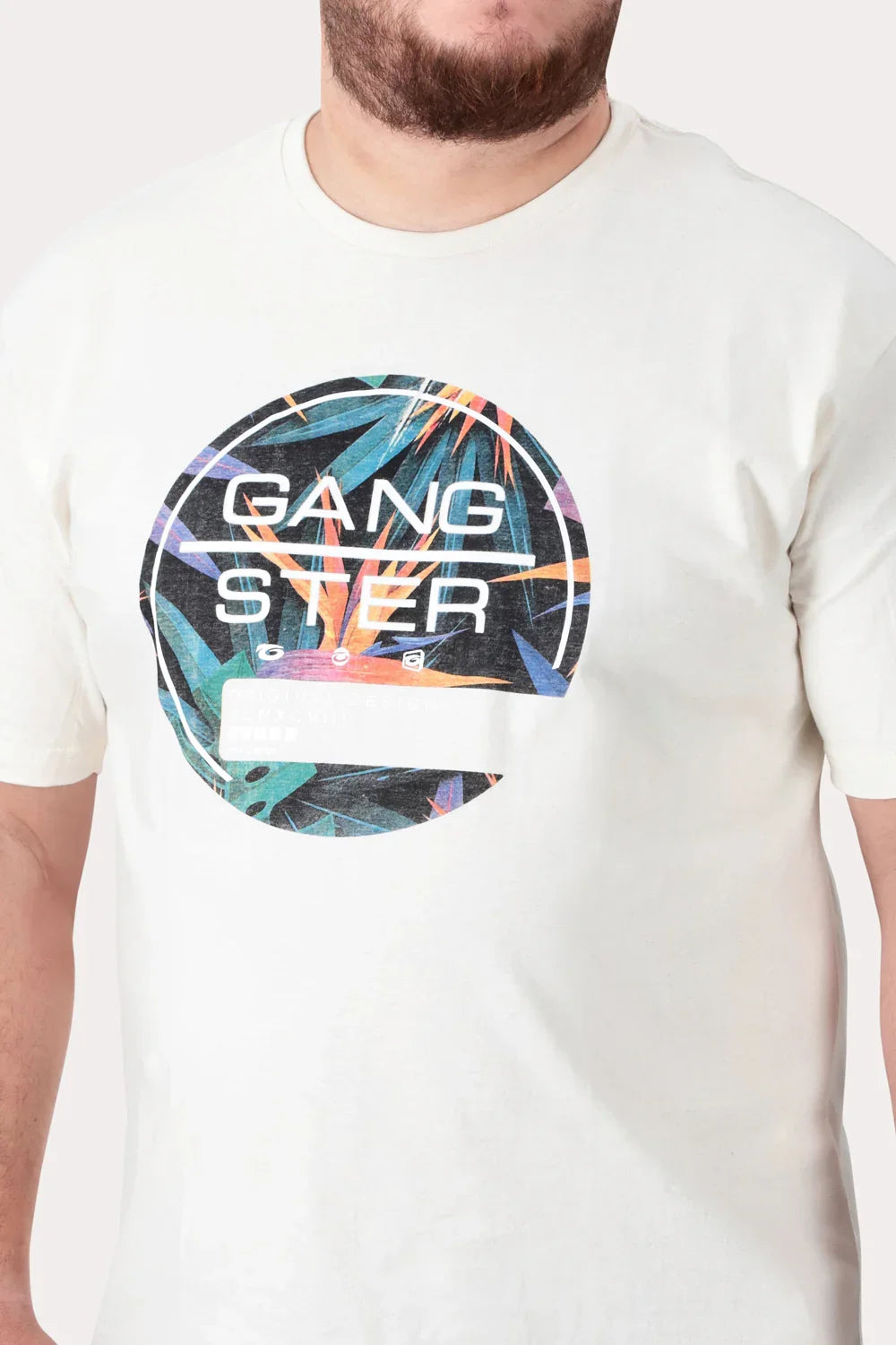Plus Polera MC Basica Vine Blanco - Gangster