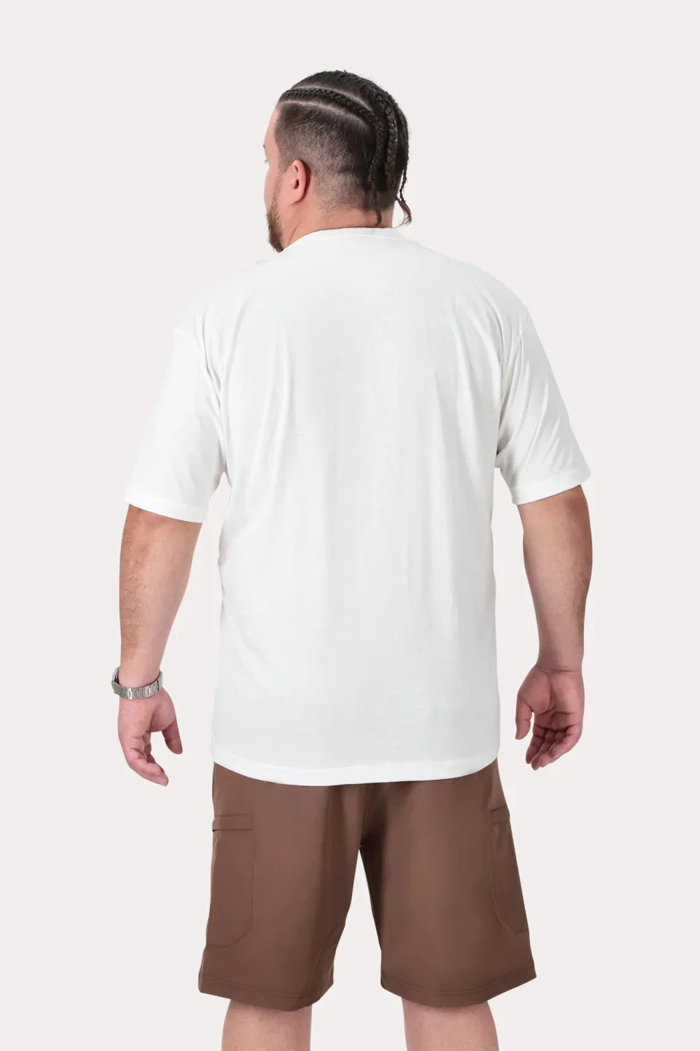 Plus Polera MC Basica Latic Blanco - Gangster