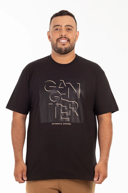 Plus Polera MC Basica Pacific Negro - Gangster